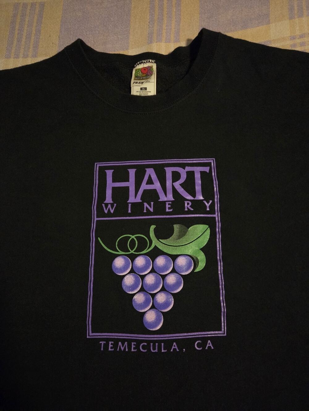 Vintage Hart Winery Temecula California Wine Grape Festival Sweatshirt XL 90s